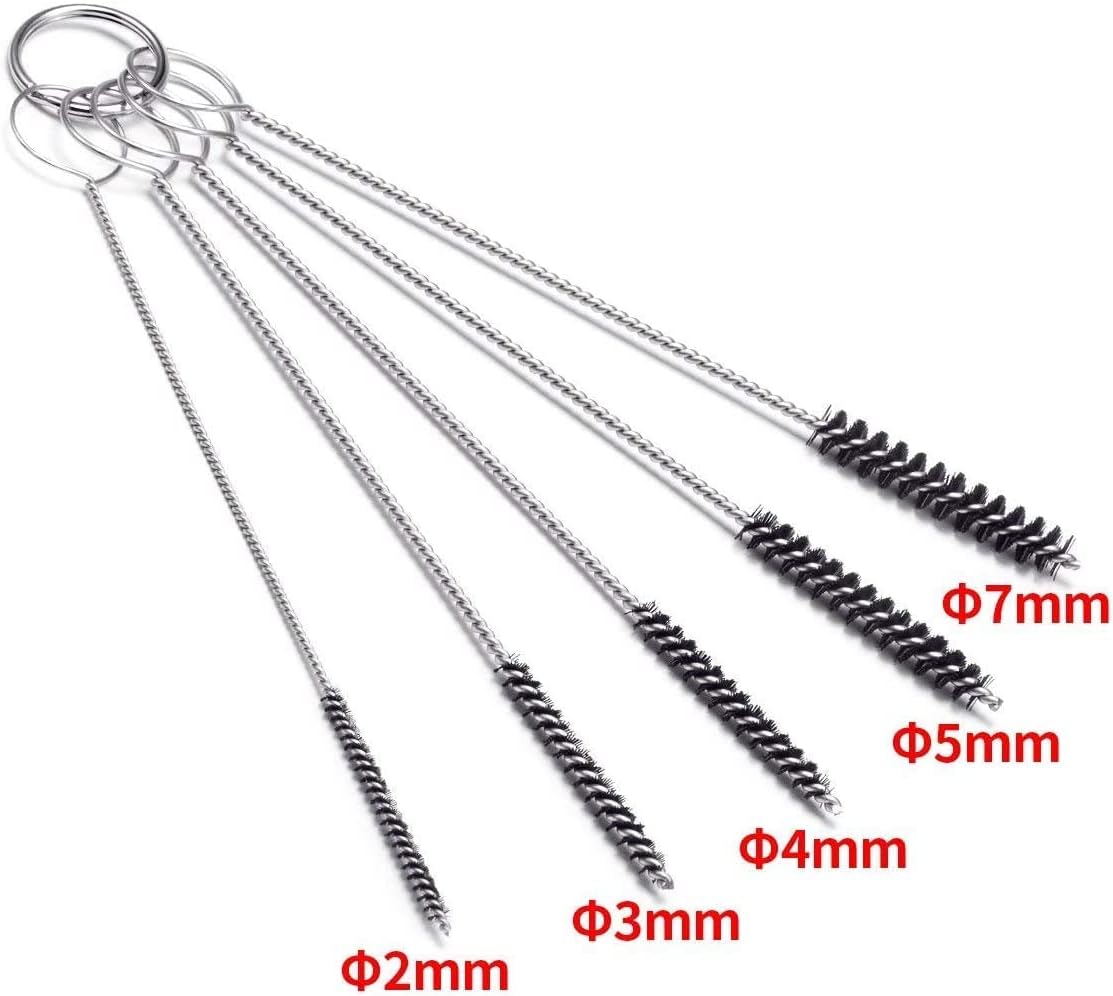 Set of 4 Carburetor Carbon Dirt Jet Remove Cleaner 26 Cleaning Wires Set + 20 Cleaning Needles + 10 Nylon Brushes Tool Kit for Motorcycle ATV Moped Welder Carb Chainsaw Spray Guns Torch Tips