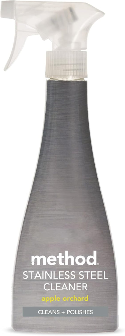 Method Stainless Steel Cleaner, Apple Orchard, 14 OZ (Pack of 1)