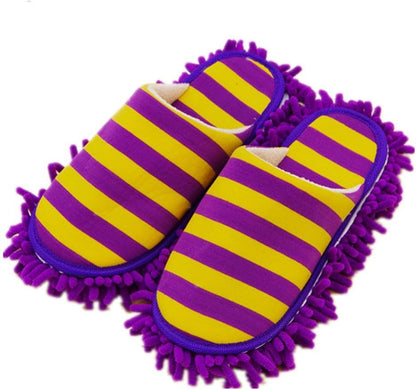 Unisex Microfiber Slippers Floor Cleaning Mop Men and Women House Dusting Slippers Floor Cleaning Tool