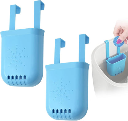 Controlled Release Toilet Bowl Cleaner Tablets Holder, Universal Toilet Tank Cleaner Dispenser with Adjustable Hooks, Hanging Bleach Tablet Bracket for Long-Lasting Cleaning, Prevents Tank Buildup
