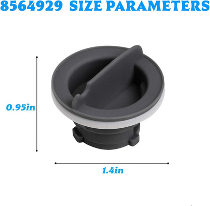 Dishwasher Rinse Aid Cap Replacement 8564929 for Whirlpool Kenmore KitchenAid Jenn-Air Dishwashers Replaces PS982160 AP3866312