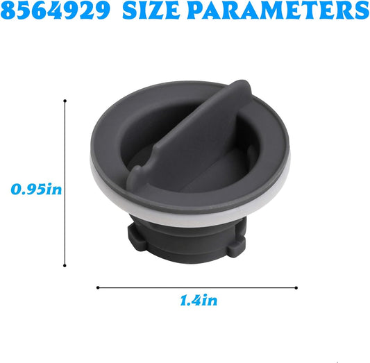 Dishwasher Rinse Aid Cap Replacement 8564929 for Whirlpool Kenmore KitchenAid Jenn-Air Dishwashers Replaces PS982160 AP3866312