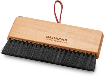 Behrens White Galvanized Dustpan & Brush Set