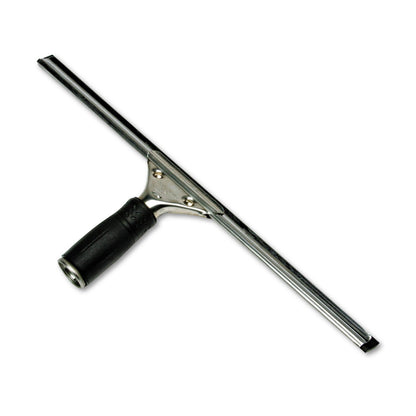 Unger Connect and Clean 16” Performance Window and Glass Cleaning Squeegee with Replacement Rubber, Cleaning Supplies, Heavy Duty Household Cleaner Tools with Streak-Free Results