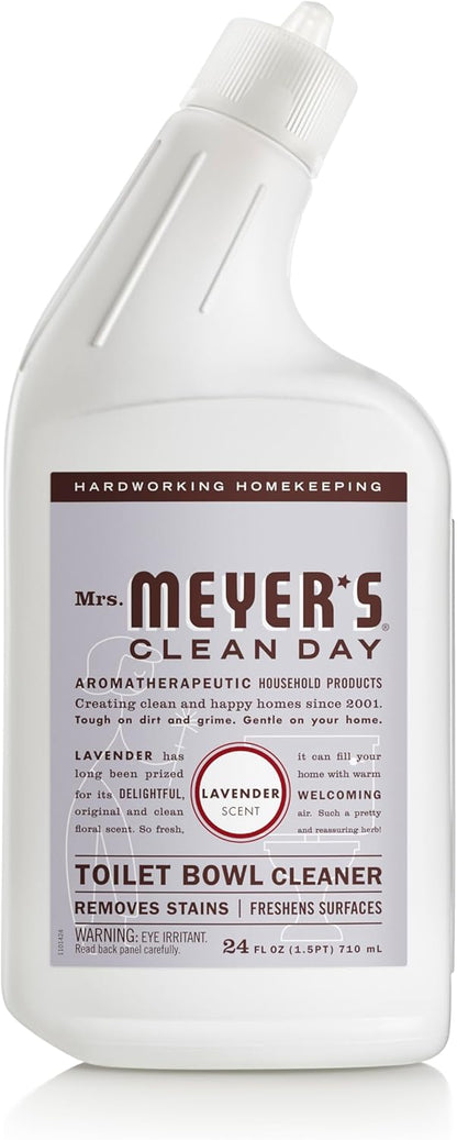 MRS. MEYER'S CLEAN DAY Liquid Toilet Bowl Cleaner, Stain Removing, Lavender, 24 oz