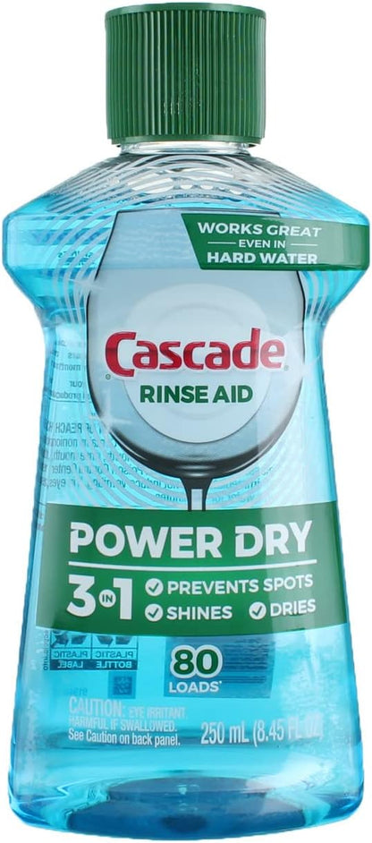 Cascade Platinum Power Dry Dishwasher Rinse Aid, 30.5 fl oz