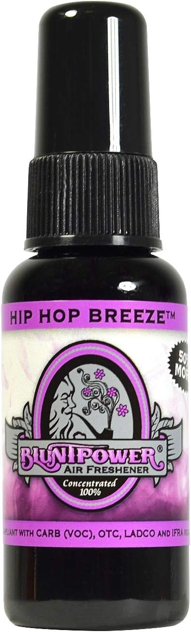 BluntPower Oil Based Concentrated Air Freshener and Oil for Diffuser - Air Freshener Spray For Room, Car, Bathroom - Concentrated Room Deodorizer & Odor Eliminator Spray - Cherry 1.5oz. (3 Pack)