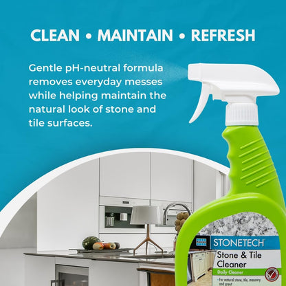 STONETECH Stone & Tile Cleaner, 24OZ (709ML) Spray Bottle