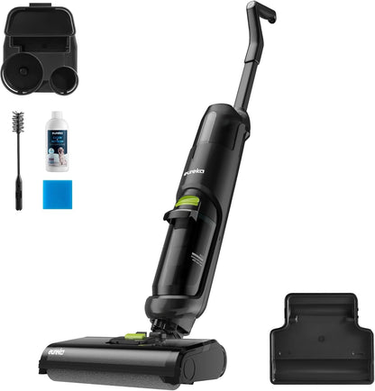 Eureka Wet Dry Vacuum Cleaner Cordless, Mop Vacuum Cleaner with Self-Cleaning System, Lightweight Hardwood Floors Vacuum for Pets and Sticky Messes, Black, NEW630PL