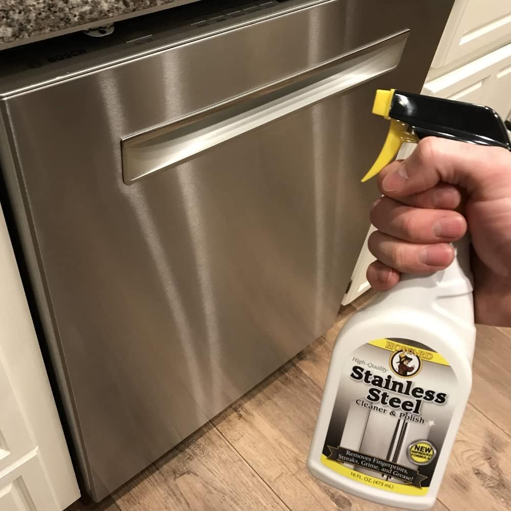 Howard Products Stainless Steel Cleaner for Appliances - Stainless Steel Cleaner and Polisher