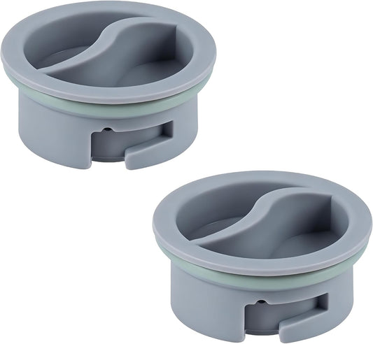 2 Pack WD12X10122 Dishwasher Rinse Aid Dispenser Cap Compatible with GE Dishwashers – Replaces PS958932, EAP958919, WD12X10102, WD12X10200 – Durable Leak-Proof Replacement Part