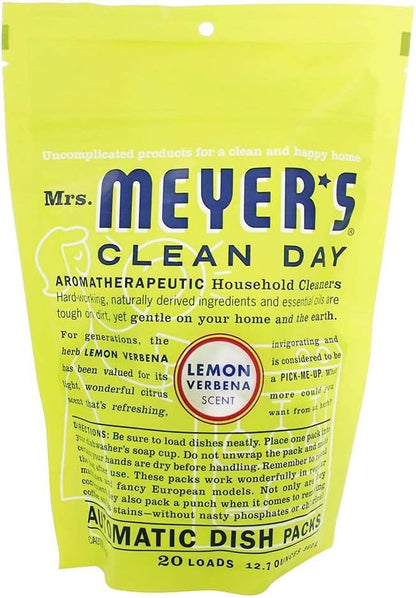 S C Johnson Wax 14264 20 Count Lemon Dish Pack dishwashing Supplies