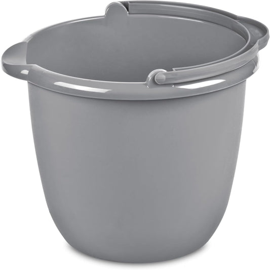 Sturdy Pail Bucket Organizer Household Cleaning Supplies Projects Mopping Storage Comfortable Durable Grip Pour Handle
