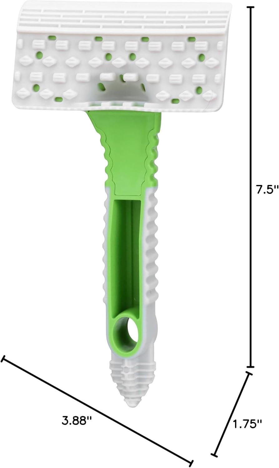 FurDozer Pet Hair Remover & Auto Detailing Tools - Cat & Dog Hair Remover for Carpets, Car Interiors, Couches, Bedding, & Pet Furniture (Gray, X3 PRO - 5" Long)