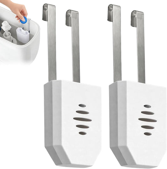 Toilet Bowl Tablet Holder, 2 Pcs Preventing Dissolved Residue From Polluting Water Tank, Easy Installation Without Tools, Long-Term Bathroom Maintenance Solution