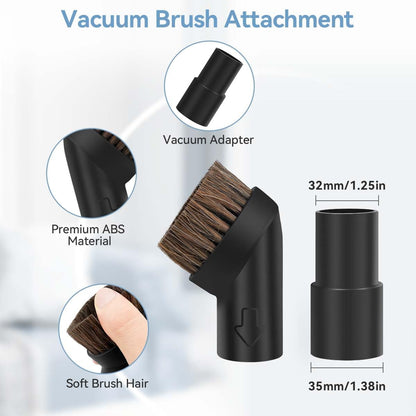 Vacuum Attachments for Shark Rocket,2 in 1 Crevice Tool Dust Brush Accessories for Shark Rocket HV300 HV301 HV322 HV320,Rotator NV751 NV752 NV650 NV680 NV800 | 35MM Vacuum Attachments