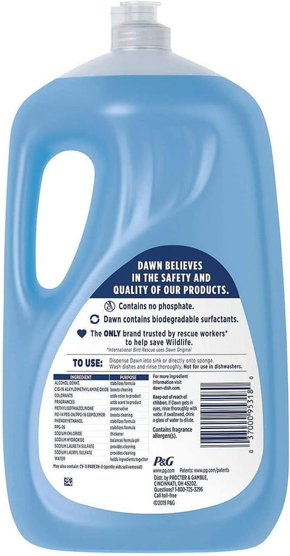 Dawn Dishwashing Liquid, Original Scent, 38 fl oz