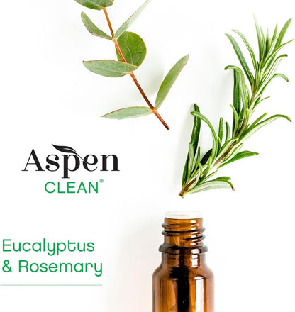 AspenClean | Dish Soap & Refill | Eucalyptus and Rosemary | Liquid Dishwashing Detergent Soap | Non - Toxic | 100% Natural | EWG Verified | 64 fl oz - Refills Over 3.5 Standard Soap Bottles