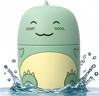 Cute Dinosaur-Shaped Toilet Bowl Cleaner Bottle, Bathroom Toilet Tank Cleaner with Jasmine Scent,One bottle lasts for 90 days (1, green)