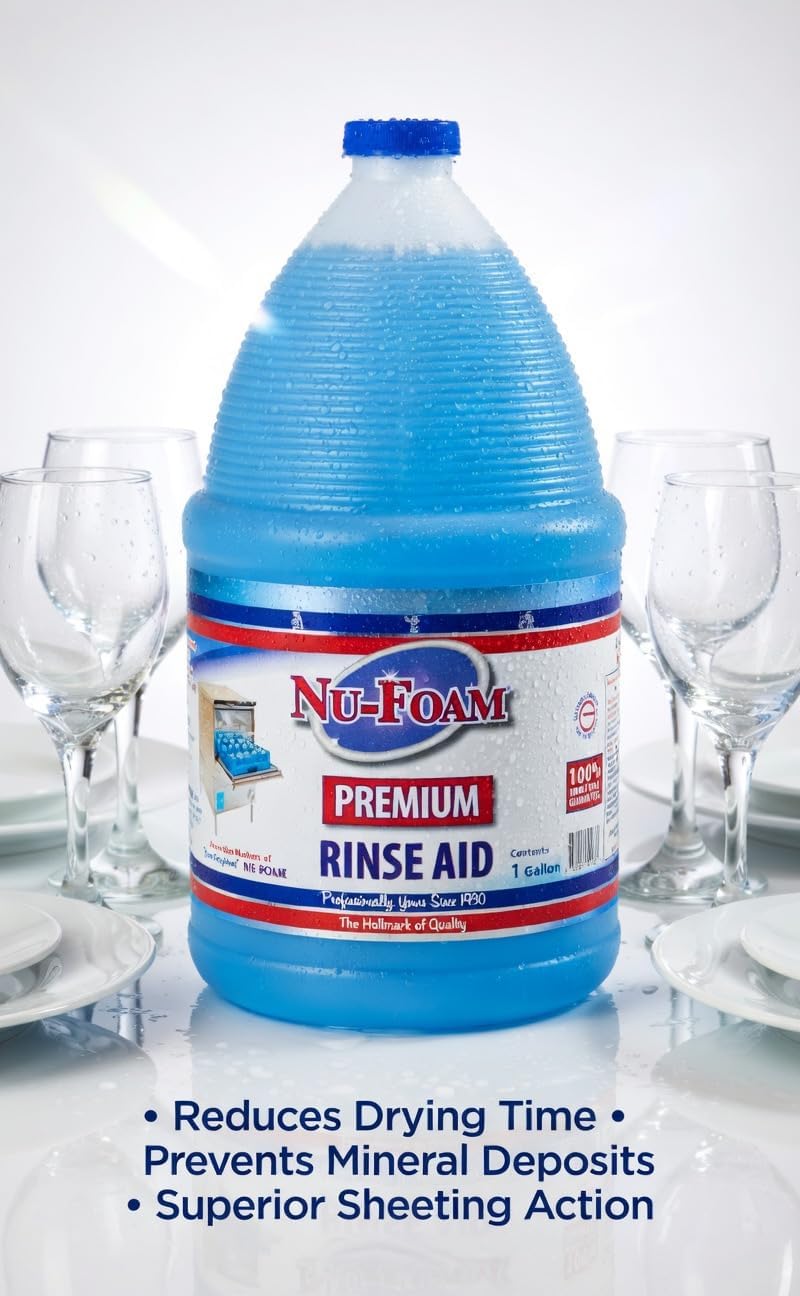 Nu-Foam Premium Rinse Aid - 1 Gallon