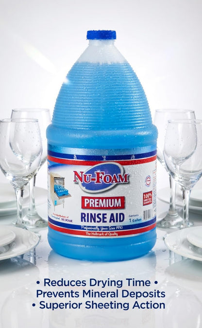 Nu-Foam Premium Rinse Aid - 1 Gallon