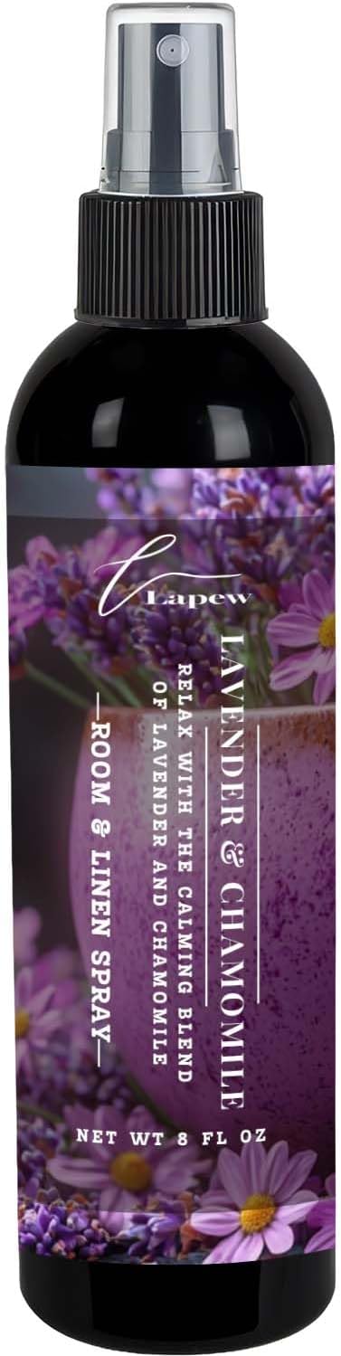 Lapew Room & Linen Spray | Fragrance Mist for Home, Car & Office | Fabric & Air Freshener | Neutralizing Mist | Made in USA | Cozy Cinnamon & Apple - Colors B