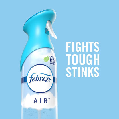 Febreze Air Mist Air Freshener Spray, Odor-Fighting Room Spray, Air Fresheners for Home and Bathroom and Kitchen, Aerosol Can, Mountain Scent, Purple, 8.8oz (Pack of 3)