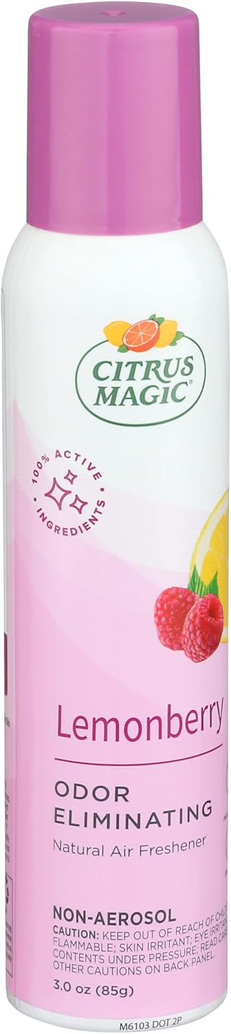 Citrus Magic Natural Odor Eliminating Air Freshener Spray, Fresh Citrus, 3-Ounce