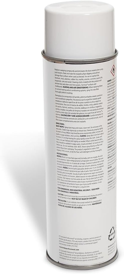 Coastwide Professional Floor Dust Mop and Dust Cloth Treatment, Lemon Scent, 17 Oz., 6/Carton