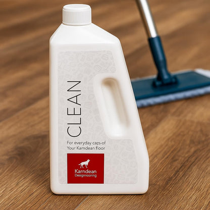 LVP Floor Cleaner No-Rinse Formula for Luxury Vinyl Plank Floors – pH Neutral, Streak-Free, Safe & Easy Use – Professional Grade Routine Cleaner (1L Bottle)