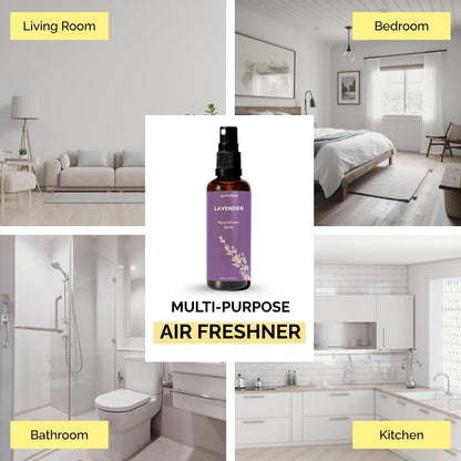 Vanilla Room, Linen & Pillow Spray by Aromafume | 100ml/3.38 fl oz | with Pure Vanilla Essential Oil | Aromatherapy Spray | Mist for Bedding, Fabrics