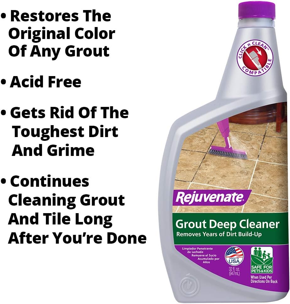 Rejuvenate Click N Clean Multi-Surface Spray Mop All-In-One Kit Cleans And Revitalizes Floors