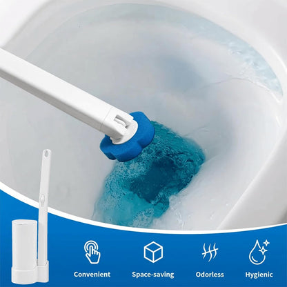 48 Count Disposable Toilet Brush Refill Pads, Disposable Toilet Bowl Wand Refills, Toilet Cleaning Refills, Toilet Scrubber Refills, Brush Head Replacement