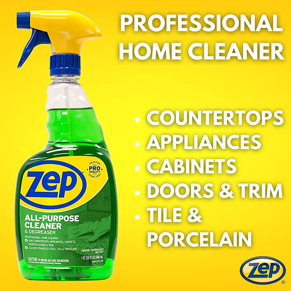 Zep All-Purpose Cleaner and Degreaser - 1 Gallon (1 Unit) ZU0567128 - Heavy Duty Industrial Cleaner for Business and Household Used in Kitchen, Countertops, Appliances, Walls and Floor Surfaces