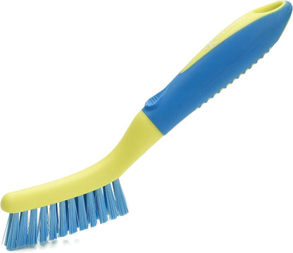 KOKSI Cleaning Brush for Bathroom Kitchen Bathtub Toilet Cleaner All Purpose Shower Sponge Scrubbing Brush with Ergonomic Handle