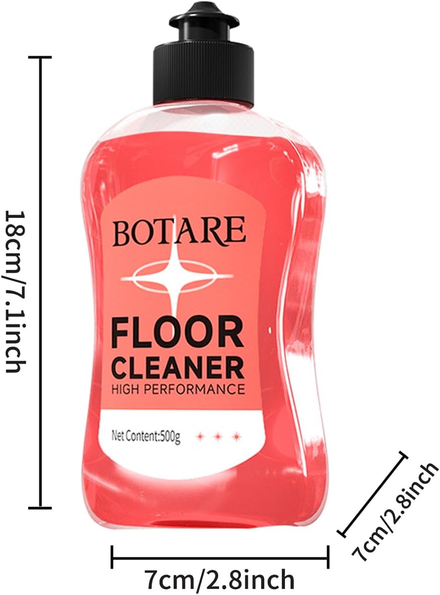Floor Cleaner Liquid for Mopping, Household Deep Cleaning Solution for Wood,Hardwood,Tile,Laminate,Marble & Porcelain & Bathroom,Orange Scent,17.6 Fl Oz Each(1 Bottle+1 Cleaning Cloth)