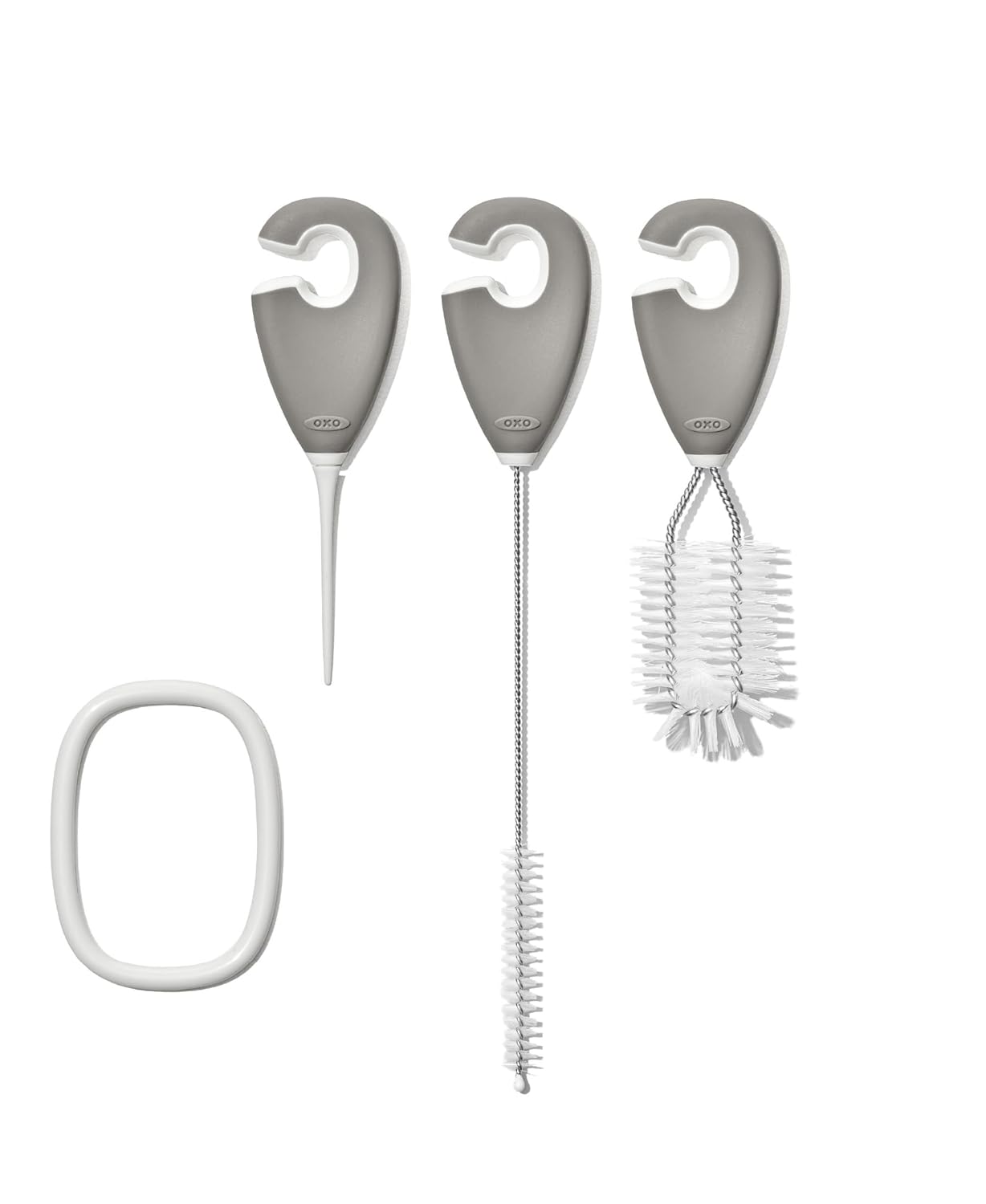 OXO Tot Cleaning Set for Straw & Sippy Cup - Pebble