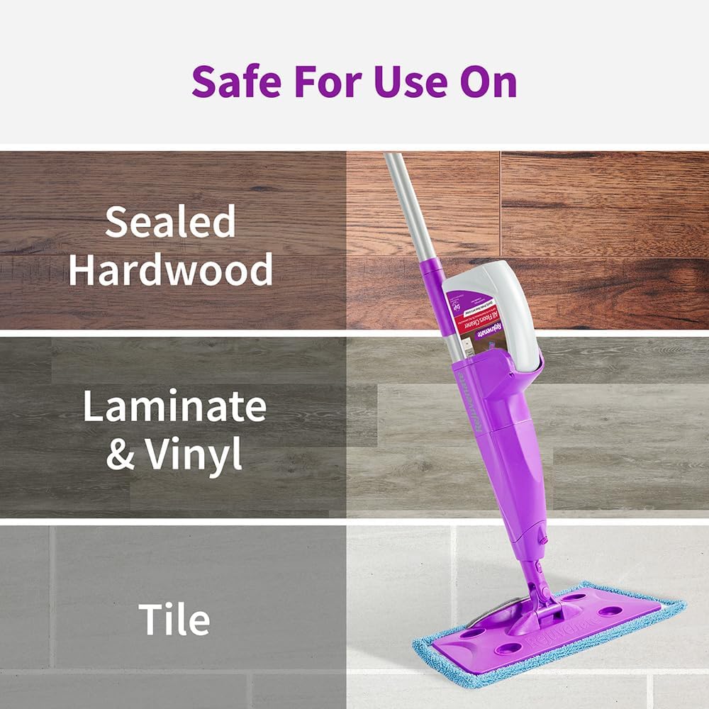 Rejuvenate Click N Clean Multi-Surface Spray Mop All-In-One Kit Cleans And Revitalizes Floors
