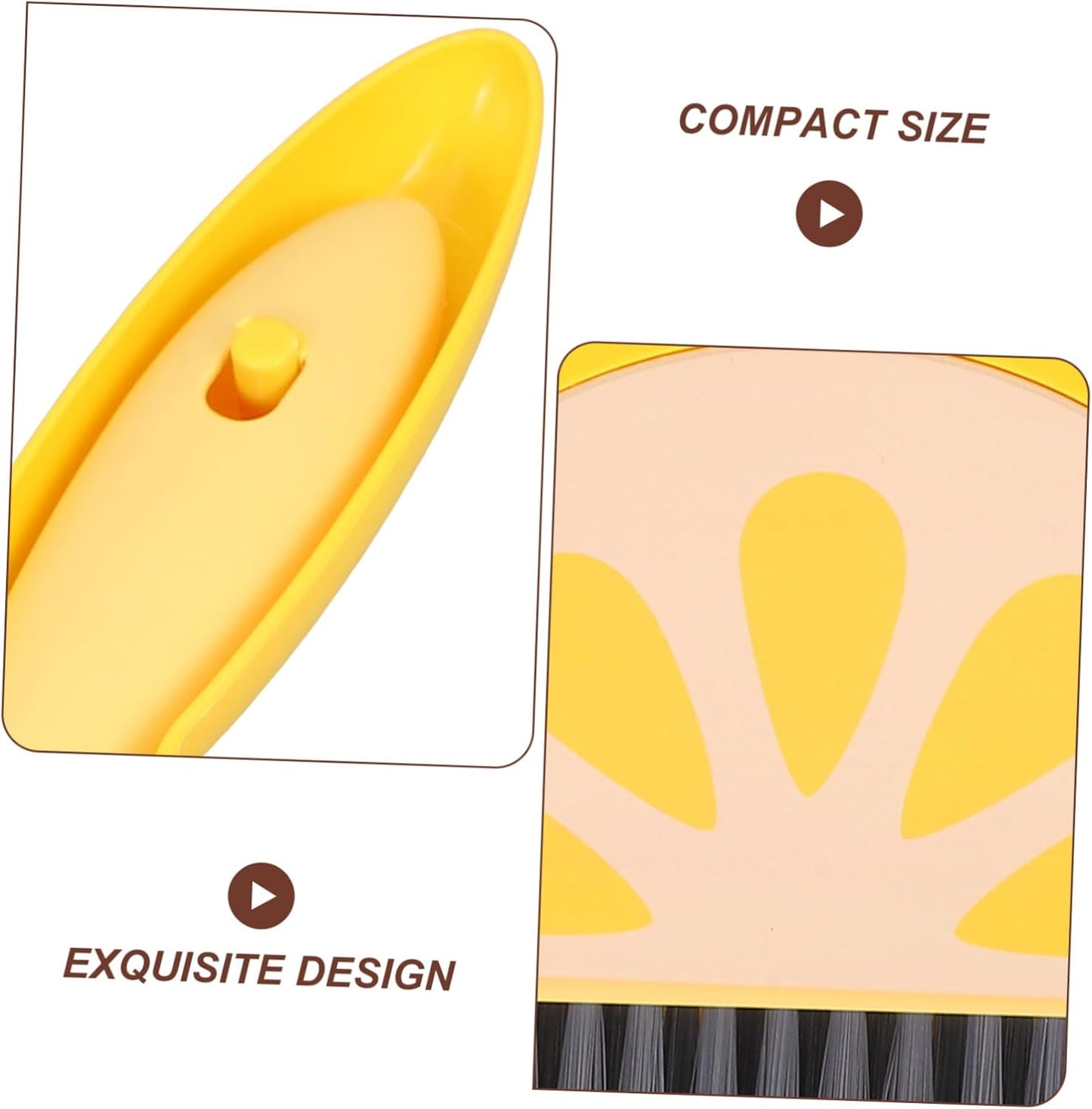 PRETYZOOM Mini Broom and Dustpan Set Lightweight Small Cleaning Kit for Desktop Car Interior Pet Hair Cleanup Compact Dustpan and Brush for Home Office Use
