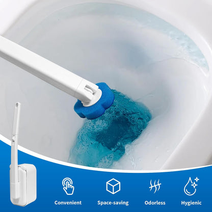 48 Count Disposable Toilet Brush Refill Pads, Disposable Toilet Bowl Wand Refills, Toilet Cleaning Refills, Toilet Scrubber Refills, Brush Head Replacement