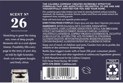 Caldrea Multi-surface CounterTop Spray Cleaner, Made With Vegetable Protein Extract, Basil Blue Sage, 16 Fl Oz