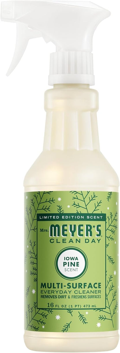 MRS. MEYER'S CLEAN DAY Multi-Surface Everyday Cleaner, Iowa Pine Scent, 16 Fl Oz Bottle
