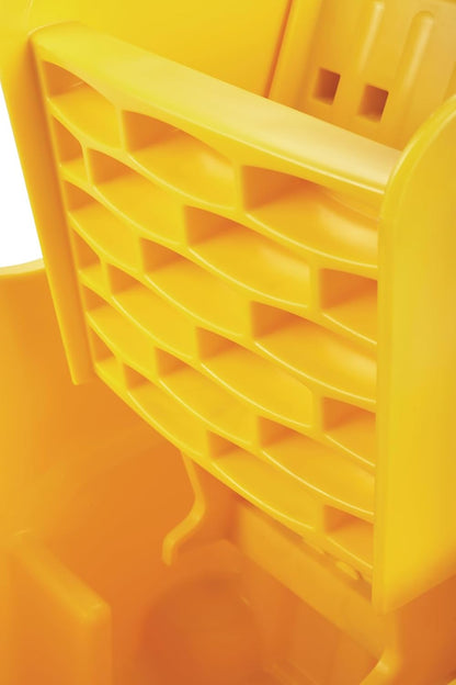 Rubbermaid Commercial Products Side-Press Replacement Wringer for WaveBrake 2.0 Mopping Buckets Yellow Heavy Duty Cleaning for Professional/Janitorial Use