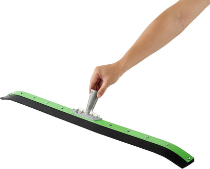 Restaurantware-SQUEEGEE ONLY: Clean Tek Professional 29.92 Inch Floor Squeegee, 1 Broom With Double Rubber Blade - Handle Sold Separately, Heavy-Duty, Steel Wiper For Concrete Floor