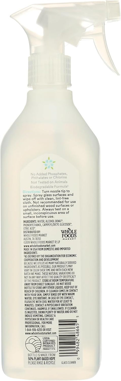 365 by Whole Foods Market, Glass Cleaner, Unscented, 26 Fl Oz