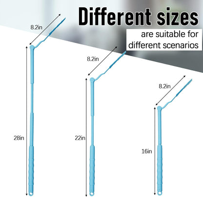 Colingmill 12 Pcs 3 ft Replacement Handles Compatible with Duster Refills, Extendable Long Extended Handle Only, Adjustable Length for Ceiling Fans, Blinds, Shelves, Windows (White)