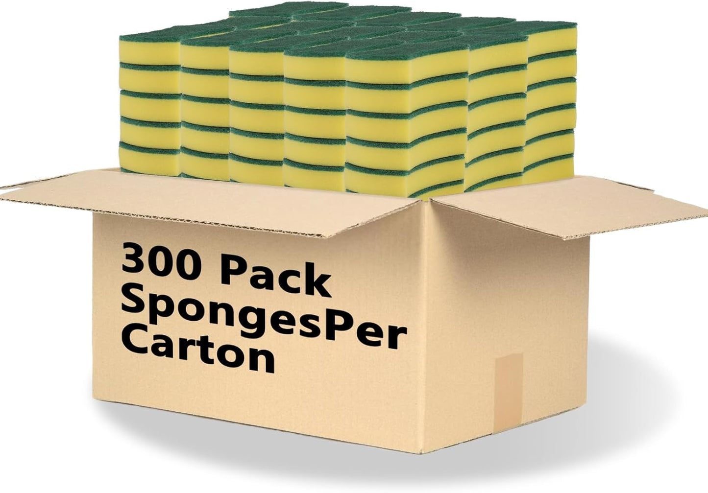 Kitchen Cleaning Sponges,24 Pack Eco Non-Scratch for Dish,Scrub Sponges