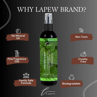 Lapew Room & Linen Spray | Fragrance Mist for Home, Car & Office | Fabric & Air Freshener | Neutralizing Mist | Made in USA | Cozy Cinnamon & Apple - Colors B