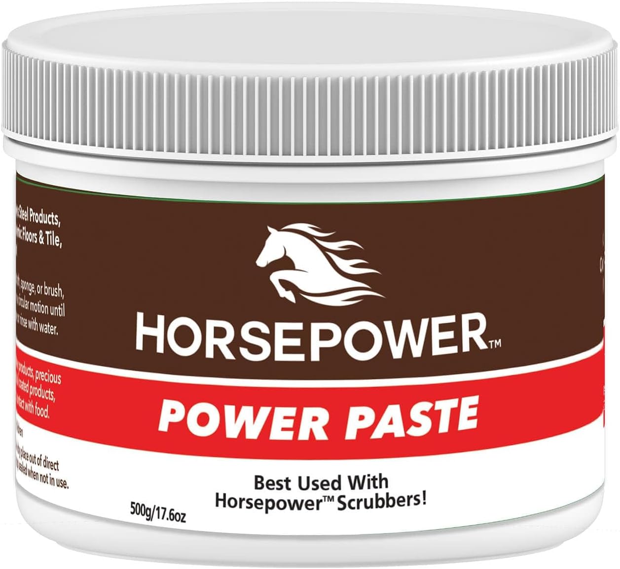 Horsepower Power Paste, High-Efficiency Multi-Surface Power Cleaner for Stainless Steel, Ceramic, Glass & More, Great for Tough Grease, Grime, and Stains