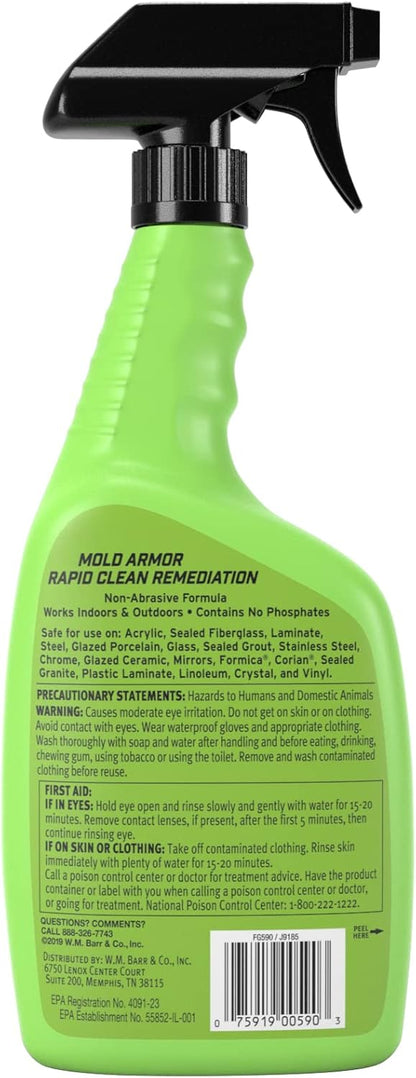 Mold Armor Rapid Clean Remediation - 32oz. Spray Bottle